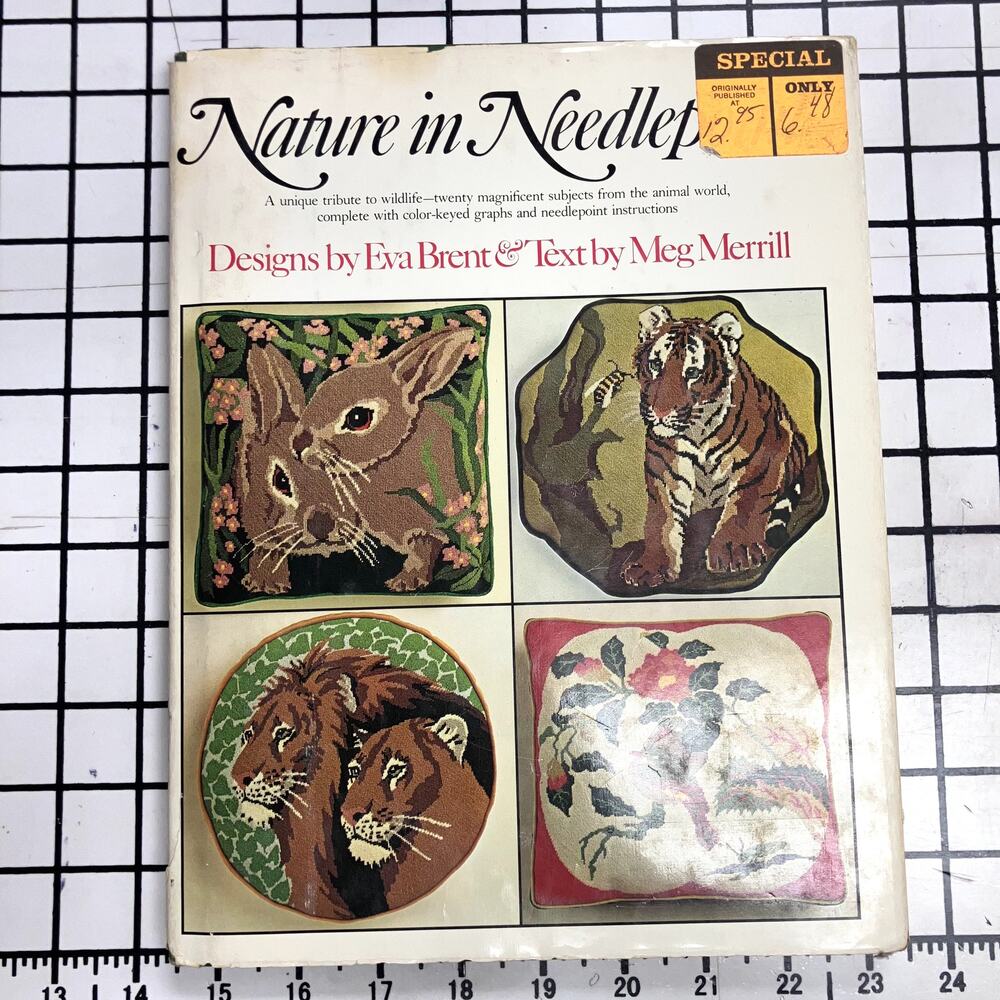 Nature In Needlepoint Pattern Book Designs Eva Brent & Text Meg Merrill 1975